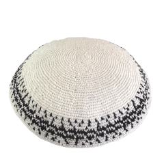 High-Quality Custom Logo Knitted Kippah for Weddings